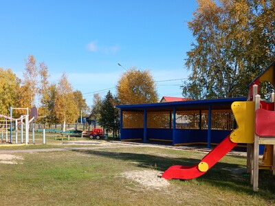 Прогулочные веранды, игровые площадки МАДОУ детский сад "Малышок"